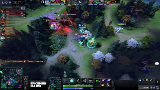 КОГДА w33 БАНЯТ WINDRANGER ОН БЕРЕТ MEEPO  LIQUID vs PSG.LGD EPICENTER 2019