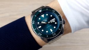 SEIKO 5 SPORTS с бирюзовым циферблатом / SEIKO SRPD61K1