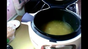 Готовим простой суп в мультиварке Moulinex Cook4me