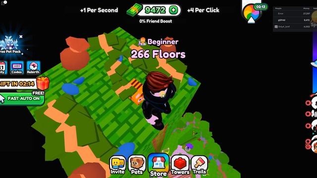 Построил башню в игре Roblox что из этого вышло! смотреть онлайн