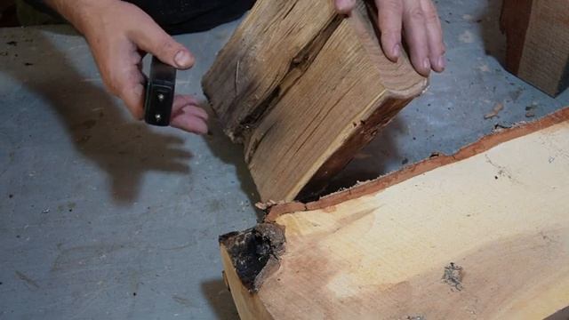 Сушка древесины в естественных условиях. Результат за 3 месяца смотреть онлайн