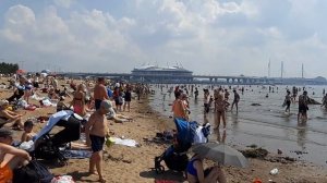 Пляж в Финском заливе, Санкт-Петербург