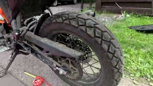 Правильная натяжка цепи на KTM 390 Adventure
