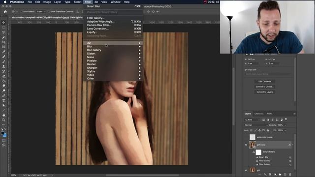 Como fazer Efeito aquarela - Photoshop смотреть онлайн