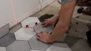 Гексагон укладка. Шестигранная плитка
