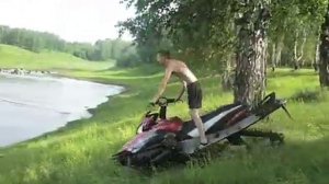 как из снегохода сделать водный мотоцикл