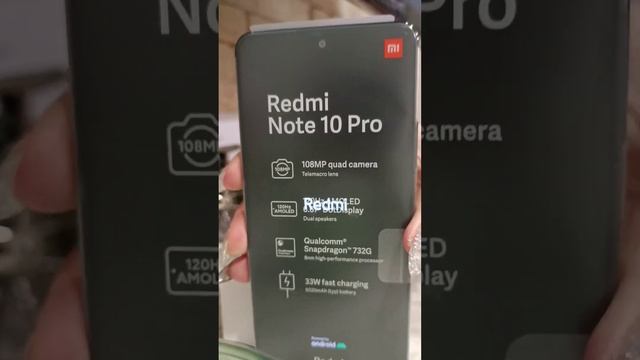 Распаковка нового телефона Xiaomi Redmi Note 10Pro. 8GB/128GB