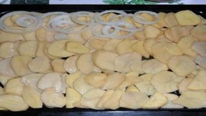 Опята с картошкой в духовке