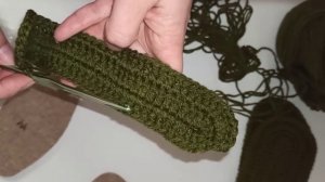 Тапки-танки крючком МК. Подарок на 23 февраля. 1 часть