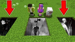 НУБ И ДЕВУШКА ПРО ПРОТИВ ЯМЫ СИРЕНОГОЛОВЫЙ или МУЛЬТЯШНЫЙ КОТ или СКРОМНИК SCP 096 В МАЙНКРАФТ