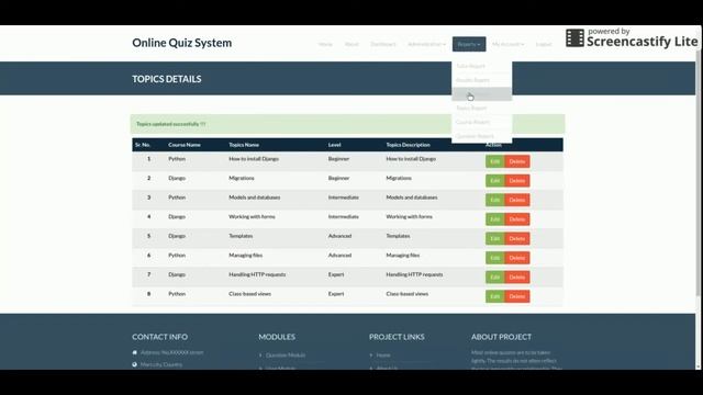 Python, Django and MySQL Project on Online Quiz System смотреть онлайн