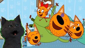 Три Кота  КУКОЛЬНЫЙ ДОМИК С ГОВОРЯЩИМ СУПЕР КОТОМ ( ИГРА для ДЕТЕЙ ) Развивающие игры