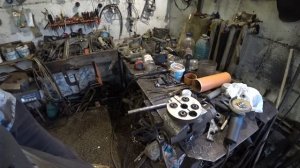 колхозный ремонт экскаватора погрузчика