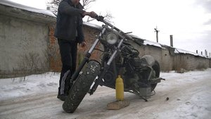 Мотоцикл с мотором ЗАЗ968