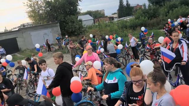 Велопробег в Куйбышеве 22.08.2017 смотреть онлайн