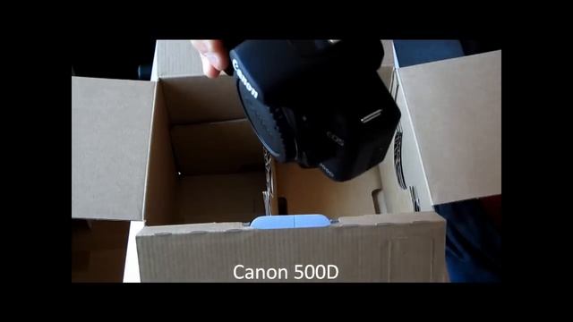 Canon 500d+18-55mm lens - Unboxing смотреть онлайн