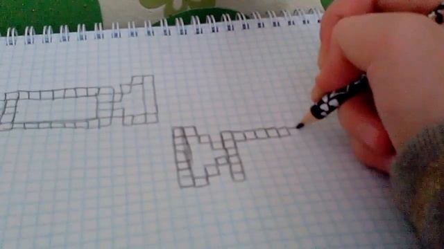 Как рисовать по клеточкам конфету смотреть онлайн