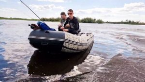 Лодка MISHIMO LITE 335 с мотором SUZUKI 9.9 встреча на реке✌️ наши клиенты!