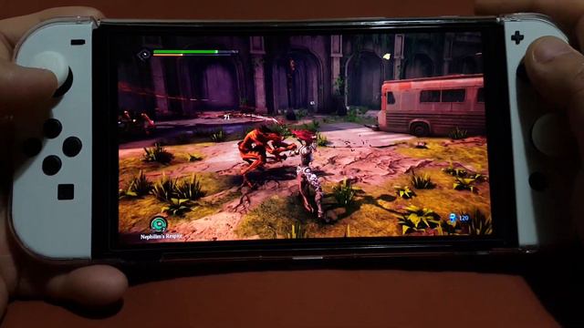 Darksiders 3 on Nintendo Switch OLED смотреть онлайн