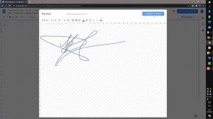 Как поставить подпись в Google Документах