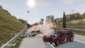 Cars vs Low Pipes # 6 - BeamNG DRIVE