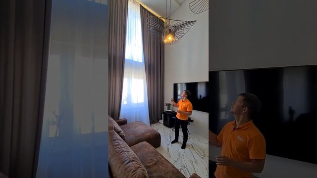 Как стирать шторы если потолки высотой 5 метров? смотреть онлайн