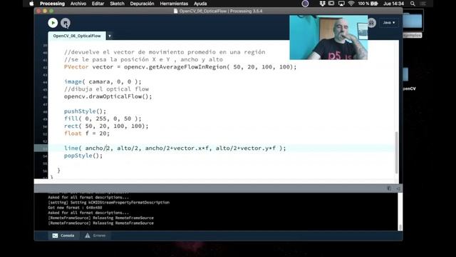 OpenCv: optical flow смотреть онлайн