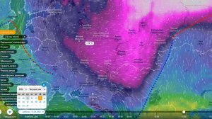 Вторжение арктического воздуха на ЕТР с 12 по 14 января. Прогноз погоды