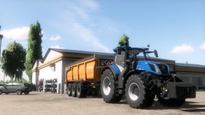 Farming Simulator 22 / Карта Polesine [ ИТАЛИЯ ] / Уборка зерновых