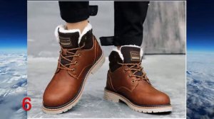 Ботинки Зимние Мужские, Мужские Ботинки Кожаные, Сапоги Зимние Мужские