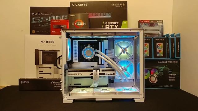 Pre-Built Snow White Edition O-11 Mini+UniFan AL120+NZXT B550+AMD 5600X+GB 3060Ti Vision смотреть онлайн
