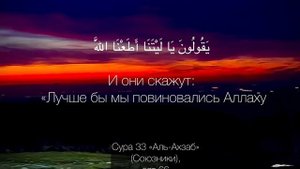 Мухьаммад Аль-Люхайдан, Сура Аль-Ахзаб(Союзники), 66 аят
