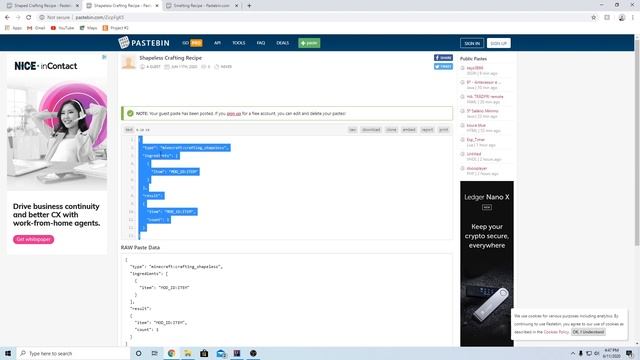 Minecraft 1.15.2: Forge Modding Tutorial - Crafting & Smelting Recipes (#6) смотреть онлайн
