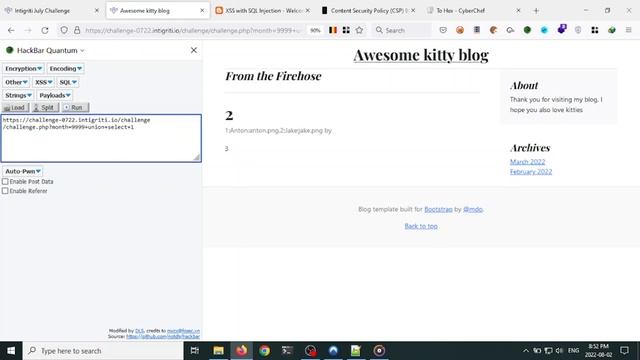 XSS with SQL Injection | Intigriti's July XSS Challenge WalkThrough смотреть онлайн