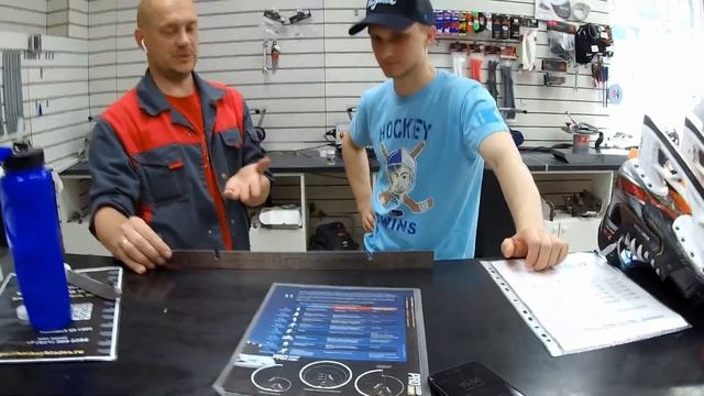 Заточка вратарских коньков.Тонкости смотреть онлайн