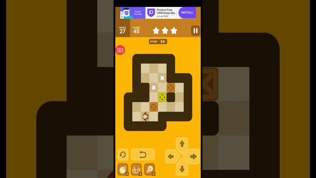 Push maze Puzzle level 30 walkthrough 3 STAR