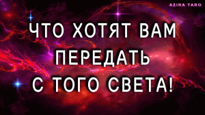 Вам послание с того света! Таро гадание