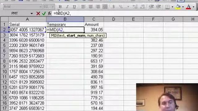 Excel - Sorting Data in Excel: Extracting and Sorting by Middle Digits Tutorial - Episode 519