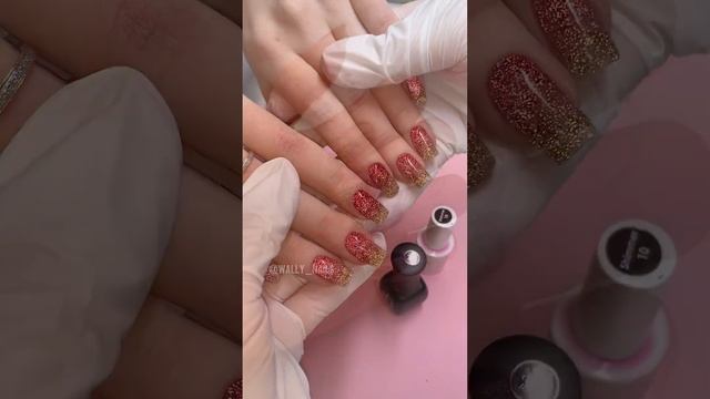 Градиент светоотражающими гель лаками ? #wally_nails #nails #маникюр #shorts