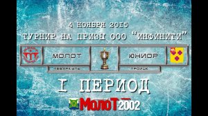 ХК "МОЛОТ"01-02 Чебаркуль - ХК "ЮНИОР"01-02 Троицк 1 период