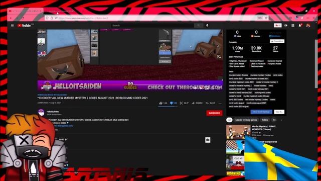 *7 CODES* ALL NEW MURDER MYSTERY 2 CODES JANUARY 2023 | ROBLOX MM2 CODES 2023 *UPDATED* смотреть онлайн