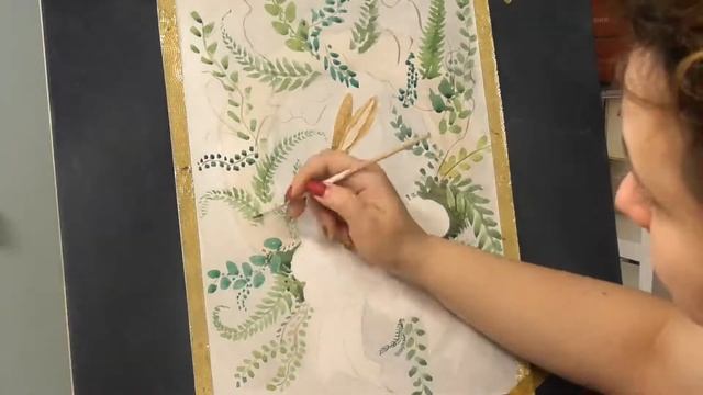 Ни дня без кисти #7. Пасхальный венок с кроликом смотреть онлайн