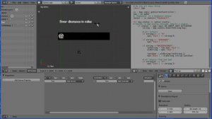 Blender 2.5 Game Engine Creating an Input, Process, Output Application Part 1 Setting Up Text Boxes