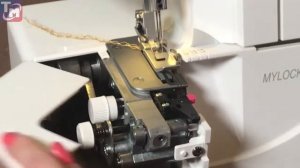 Janome Mylock 4952 - Заправка нити и настройка