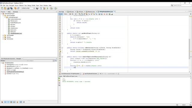 Java | Netbeans | String | Find Duplicate Characters смотреть онлайн