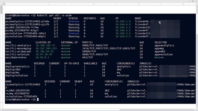Kubernetes: useful commands