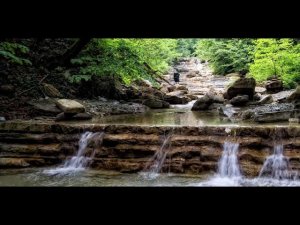По водопадам Широкопшадской и Ольховой щели