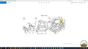 Построение 3D модели по чертежу в Компас3D