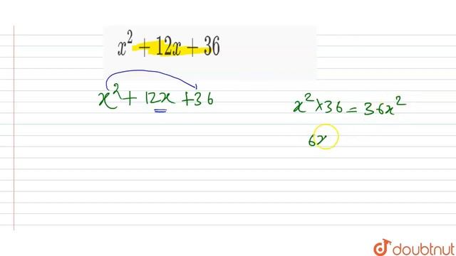 नमनलखत क गणनखडन कजए: - x212x36  9  बहपद क गणनखडन   MATHS  S CHAND  Doub...
