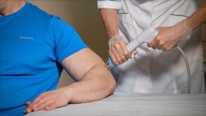 Кабинет ударно-волновой терапии. Локтевой эпикондилит (локоть теннесиста)